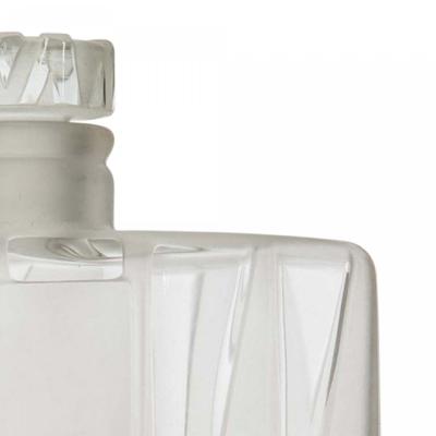 Vintage Frosted Glass Perfume Bottle