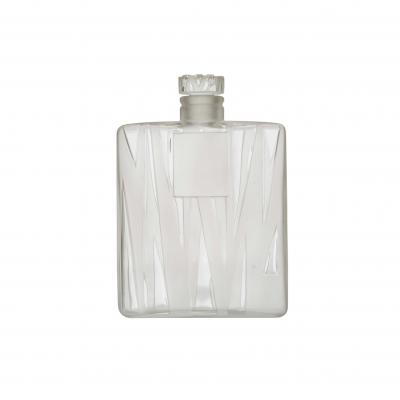 Vintage Frosted Glass Perfume Bottle