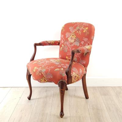 Vintage Georgian Style Mahogany Armchair circa 1950
