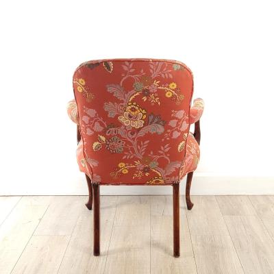 Vintage Georgian Style Mahogany Armchair circa 1950