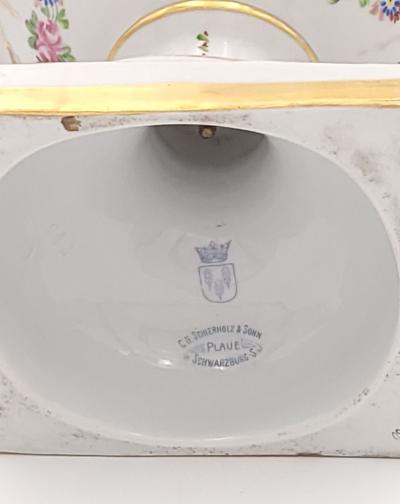 Vintage German Reticulated Footed Bowl circa 1920