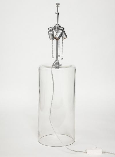 Vintage Glass Cylinder Lamp
