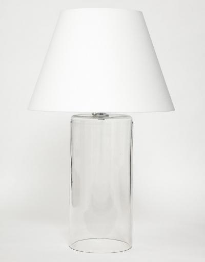 Vintage Glass Cylinder Lamp
