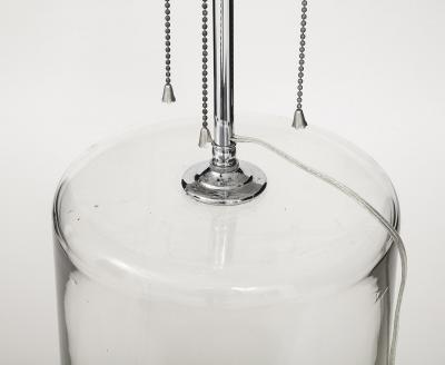 Vintage Glass Cylinder Lamp