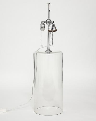 Vintage Glass Cylinder Lamp