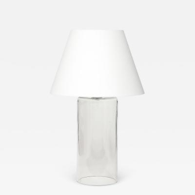 Vintage Glass Cylinder Lamp