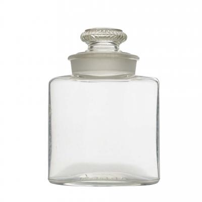 Vintage Glass Vanity Jar