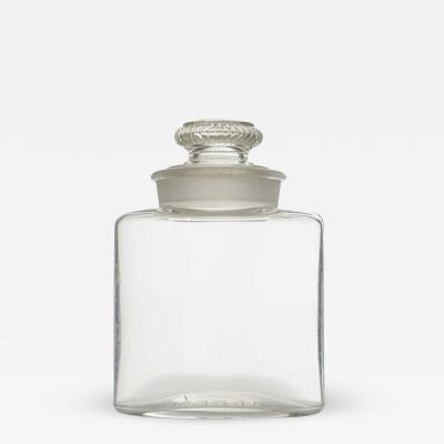 Vintage Glass Vanity Jar