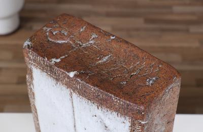 Vintage Glazed Ceramic Architectural Pottery Sculpture