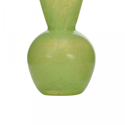 Vintage Green Art Glass Vase
