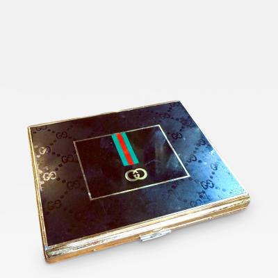 Vintage Gucci Enamel and Gilt Cigarette Card Case