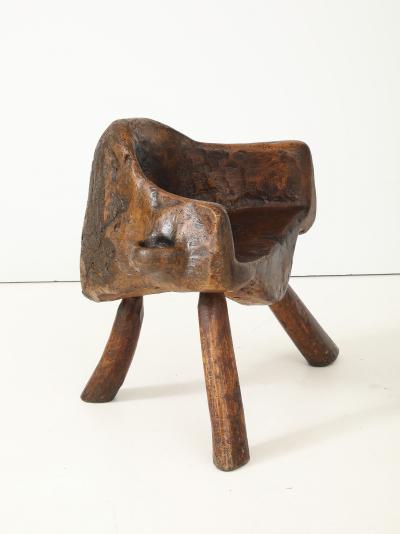 Vintage Hand Carved Wood Chair