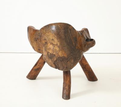 Vintage Hand Carved Wood Chair