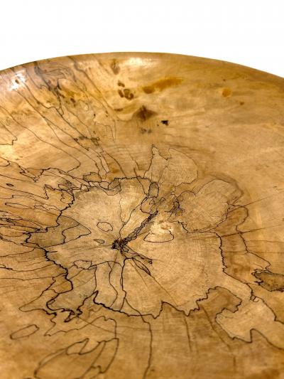 Vintage Hand Turned Maple Centerpiece