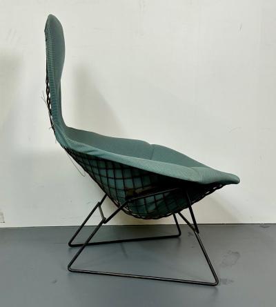Vintage Harry Bertoia for Knoll Bird Lounge Chair with Ottoman Labeled 1960s