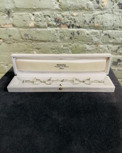 Vintage Hermes Silver Bracelet 925 France