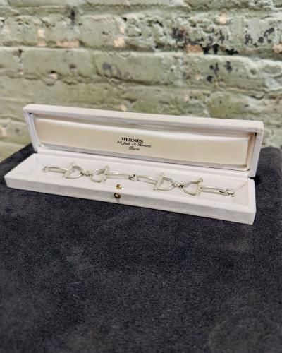 Vintage Hermes Silver Bracelet 925 France