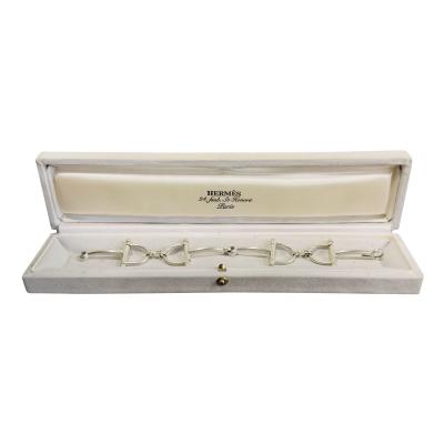 Vintage Hermes Silver Bracelet 925 France