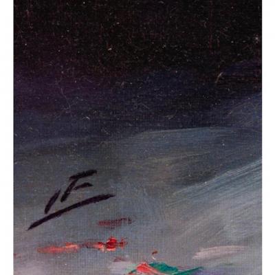 Vintage Impressionist Still Life Oil Painting Irene D Fowler Attributed