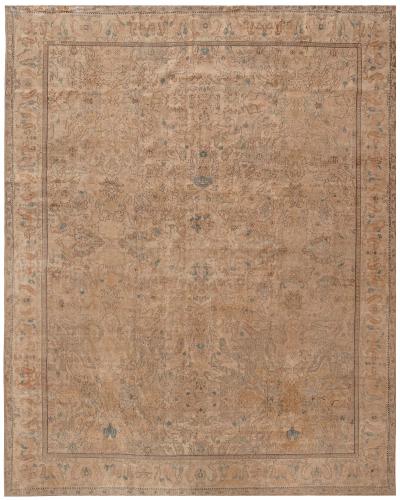 Vintage Indian Abstract Handmade Wool Rug