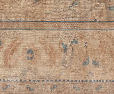 Vintage Indian Abstract Handmade Wool Rug