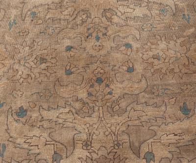 Vintage Indian Abstract Handmade Wool Rug
