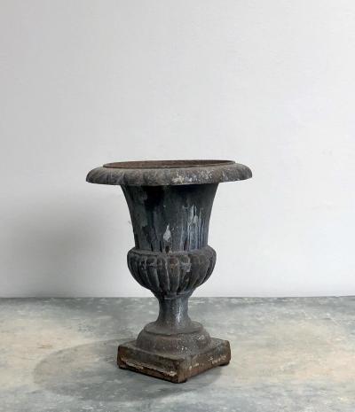 Vintage Iron Urn