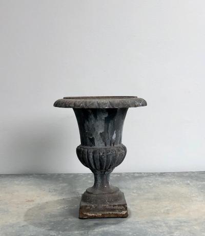 Vintage Iron Urn