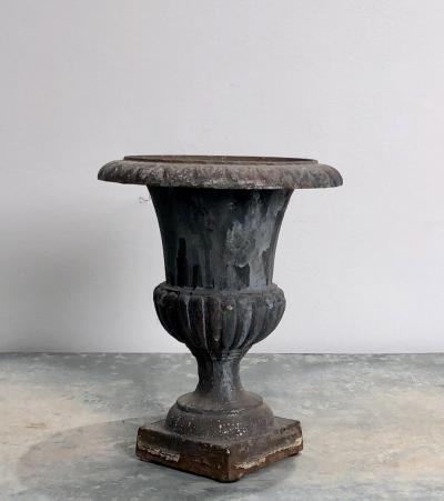 Vintage Iron Urn