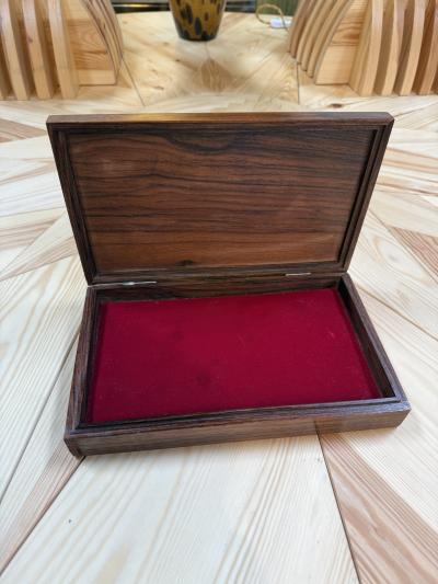 Vintage Italian ACCA Wood Trinket Jewelry Box
