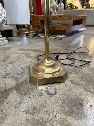 Vintage Italian Adjustable Brass Floor Lamp