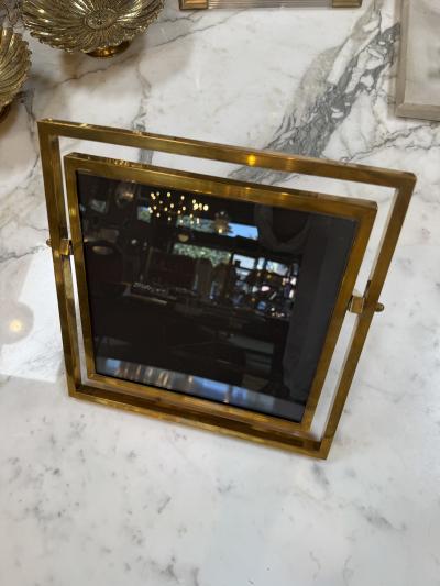 Vintage Italian Adjustable Brass Picture Frame