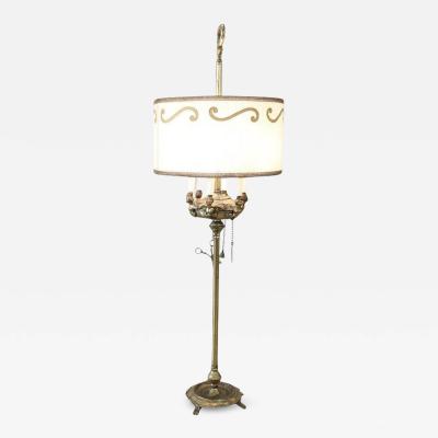 Vintage Italian Brass Floor Lamp