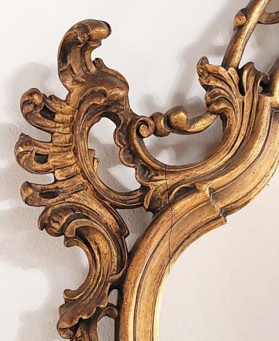 Vintage Italian Giltwood Mirror circa 1920