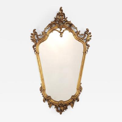 Vintage Italian Giltwood Mirror circa 1920