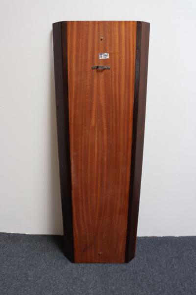 Vintage Italian Modern Rosewood Wall Mirror Designed by Donati for Stil Glass