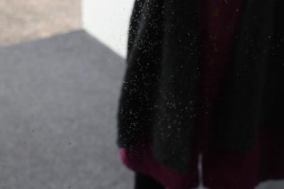 Vintage Italian Modernist Hexagonal Steel and Chrome Cheval Dressing Mirror