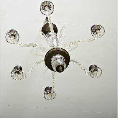Vintage Italian Murano Glass Chandelier