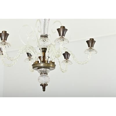 Vintage Italian Murano Glass Chandelier