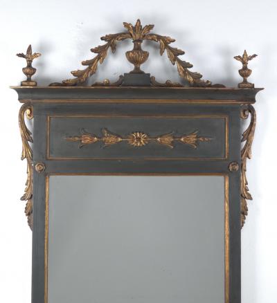 Vintage Italian Neoclassical Painted and Gilt Mirror circa 1920