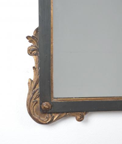 Vintage Italian Neoclassical Painted and Gilt Mirror circa 1920