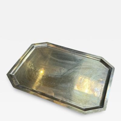 Vintage Italian Octagonal Brass Tray 1960s