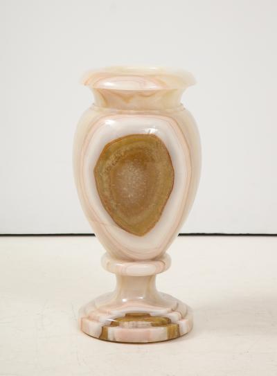Vintage Italian Onyx Baluster Form Vase