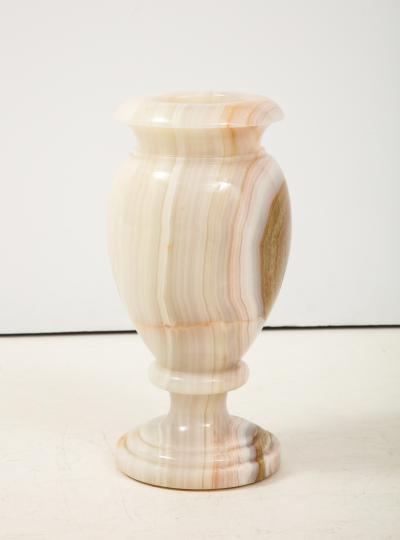 Vintage Italian Onyx Baluster Form Vase