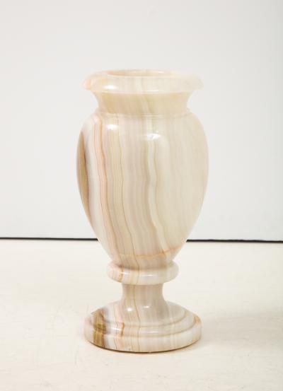 Vintage Italian Onyx Baluster Form Vase