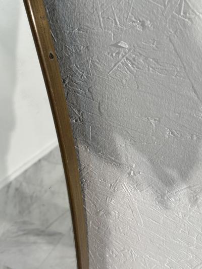 Vintage Italian Oval Wall Mirror 1960s