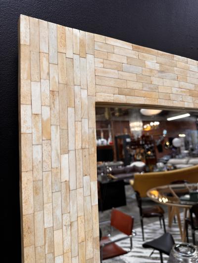 Vintage Italian Oversize Wall Mirror 1980s