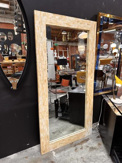 Vintage Italian Oversize Wall Mirror 1980s