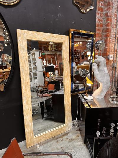 Vintage Italian Oversize Wall Mirror 1980s