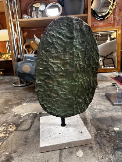 Vintage Italian Rhino Bronze Sculpture 1970s